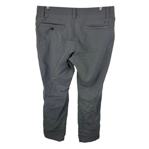 Under Armour Match Play Golf Pants Grey Loose Tapered Leg Size 34x32 Performance - Picture 2 of 12